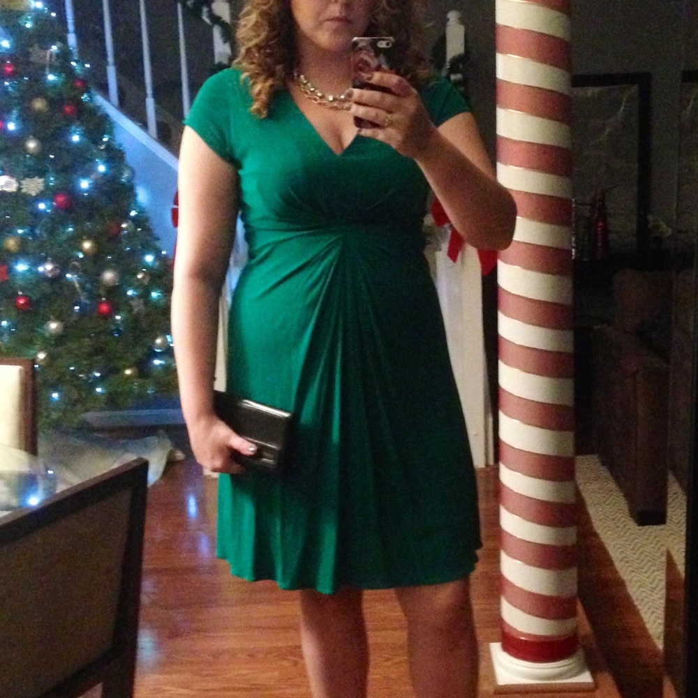 Issa London for Banana Republic | Women’s Green Holiday Dress Size 14 EUC